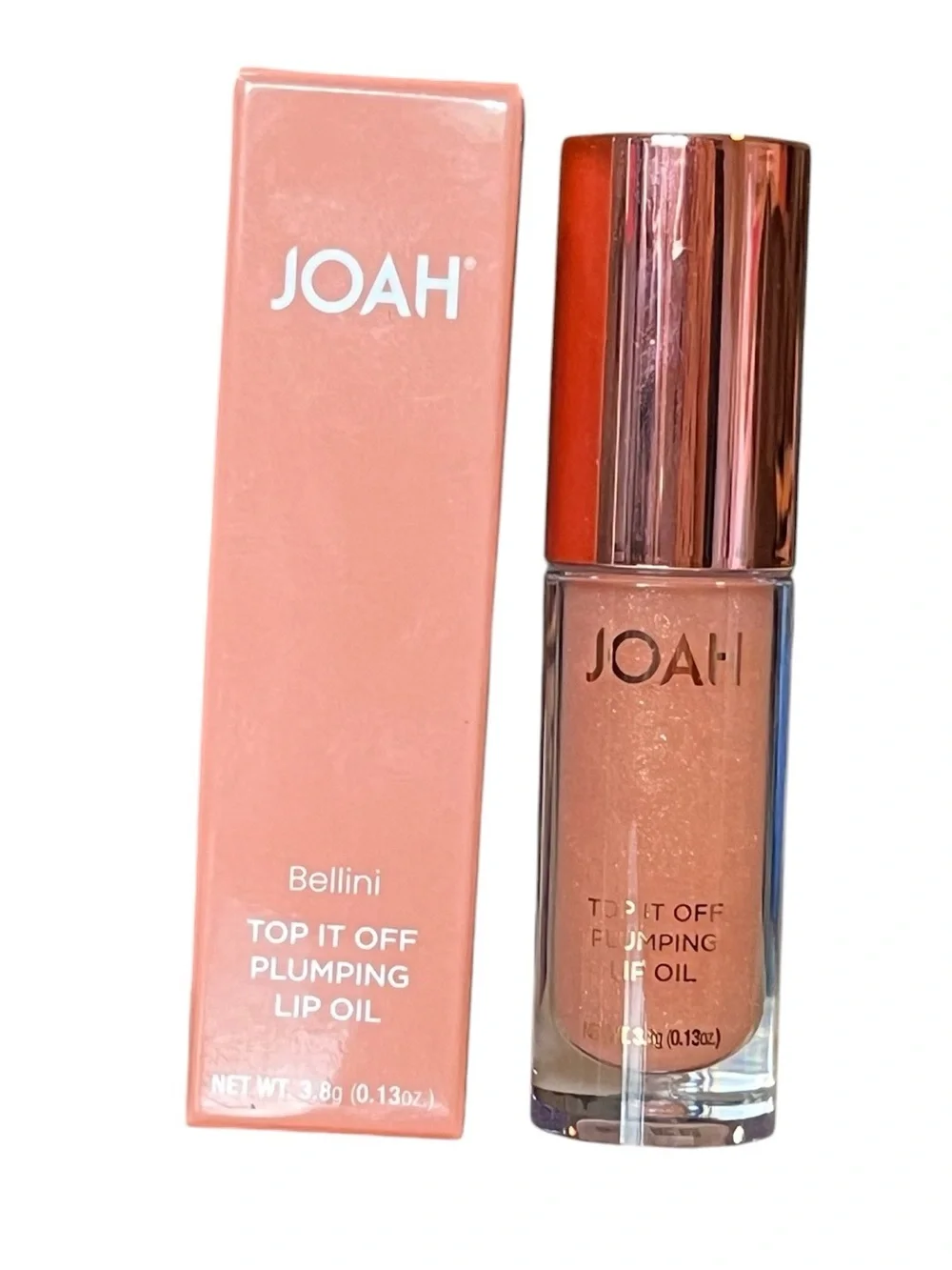 💋 JOAH Top It Off Plumping Lip Oil – Bellini 💋